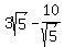 3sqrt%285%29-10%2Fsqrt%285%29