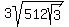 3sqrt%28512sqrt%283%29%29