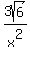 3sqrt%286%29%2Fx%5E2+