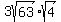 3sqrt%2863%29%2Asqrt%284%29