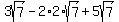 3sqrt%287%29+-+2%2A2%2Asqrt%287%29+%2B+5sqrt%287%29