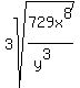 3sqrt%28729x%5E8%2F%28y%5E3%29%29