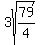3sqrt%2879%2F4%29