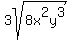 3sqrt%288x%5E2y%5E3%29