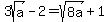 3sqrt%28a%29-2=sqrt%288a%29%2B1