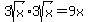3sqrt%28x%29%2A3sqrt%28x%29+=+9x
