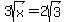 3sqrt%28x%29+=+2sqrt%283%29