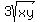 3sqrt%28xy%29+