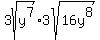 3sqrt%28y%5E7%29+%2A+3sqrt%2816y%5E8%29