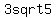 3sqrt5