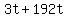 3t%2B192t