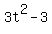 3t%5E2-3