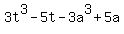 3t%5E3-5t-3a%5E3%2B5a