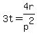 3t+=+4r%2Fp%5E2