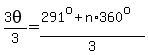 3theta%2F3=%28291%5Eo%2Bn%2A360%5Eo%29%2F3