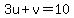 3u%2Bv=10