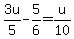 3u%2F5-5%2F6=u%2F10