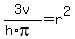 3v%2F%28h%2Api%29=r%5E2