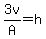 3v%2FA+=+h