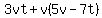 3vt%2Bv%285v-7t%29