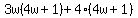 3w%284w%2B1%29%2B4%284w%2B1%29