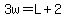 3w=L%2B2