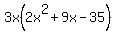 3x%282x%5E2+%2B+9x+-+35%29