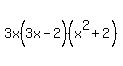 3x%283x%5E%22%22-2%29%5E%22%22%5E%22%22%28x%5E2%2B2%29