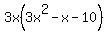 3x%283x%5E2-x-10%29