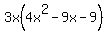 3x%284x%5E2-9x-9%29