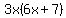 3x%286x%2B7%29