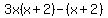 3x%28x%2B2%29-%28x%2B2%29