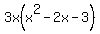 3x%28x%5E2-2x-3%29