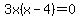 3x%28x-4%29=0