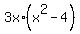 3x%2A%28x%5E2+-4%29