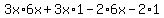 3x%2A6x%2B3x%2A1-2%2A6x-2%2A1+