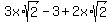 3x%2Asqrt%282%29-3%2B2x%2Asqrt%282%29