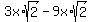 3x%2Asqrt%282%29-9x%2Asqrt%282%29