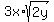 3x%2Asqrt%282y%29
