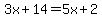 3x%2B14=5x%2B2