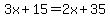 3x%2B15=2x%2B35