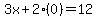 3x%2B2%280%29+=+12