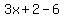 3x%2B2-6
