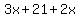 3x%2B21%2B2x