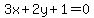 3x%2B2y%2B1=0%29