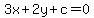 3x%2B2y%2Bc=0