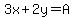 3x%2B2y=A