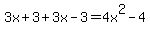 3x%2B3%2B3x-3=4x%5E2-4