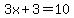3x%2B3=10
