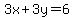 3x%2B3y=6